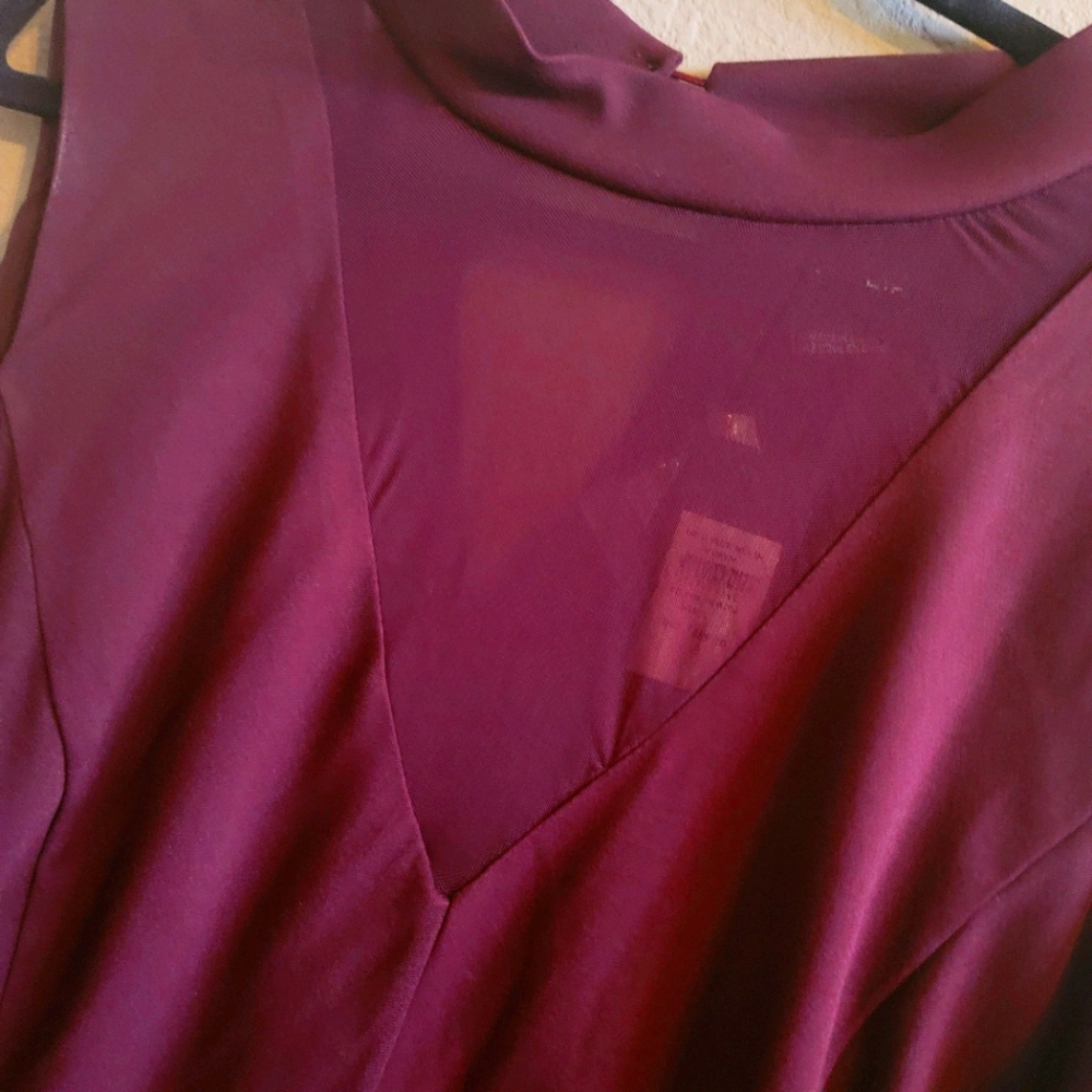 Wine Cocktail Dress
